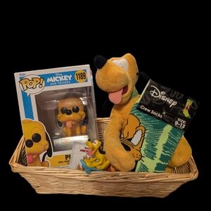 Disney Yellow Pluto Plush Toy Collection